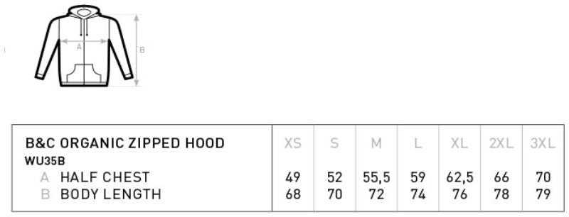 Moška jopica s kapuco B&C Inspire Zipped Hood, pulover z zadrgo in kapuco, v temno sivi barvi.