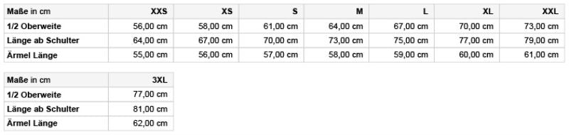 Tabela velikosti za Težji oversize unisex pulover s kapuco Daiber 8052