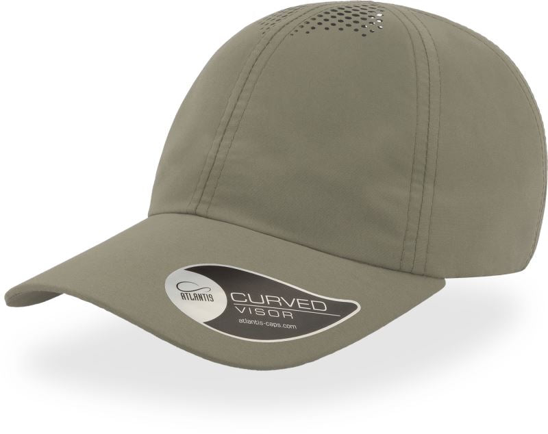 Unisex 6 Panel Baseball kapa "Air" Atlantis – grey