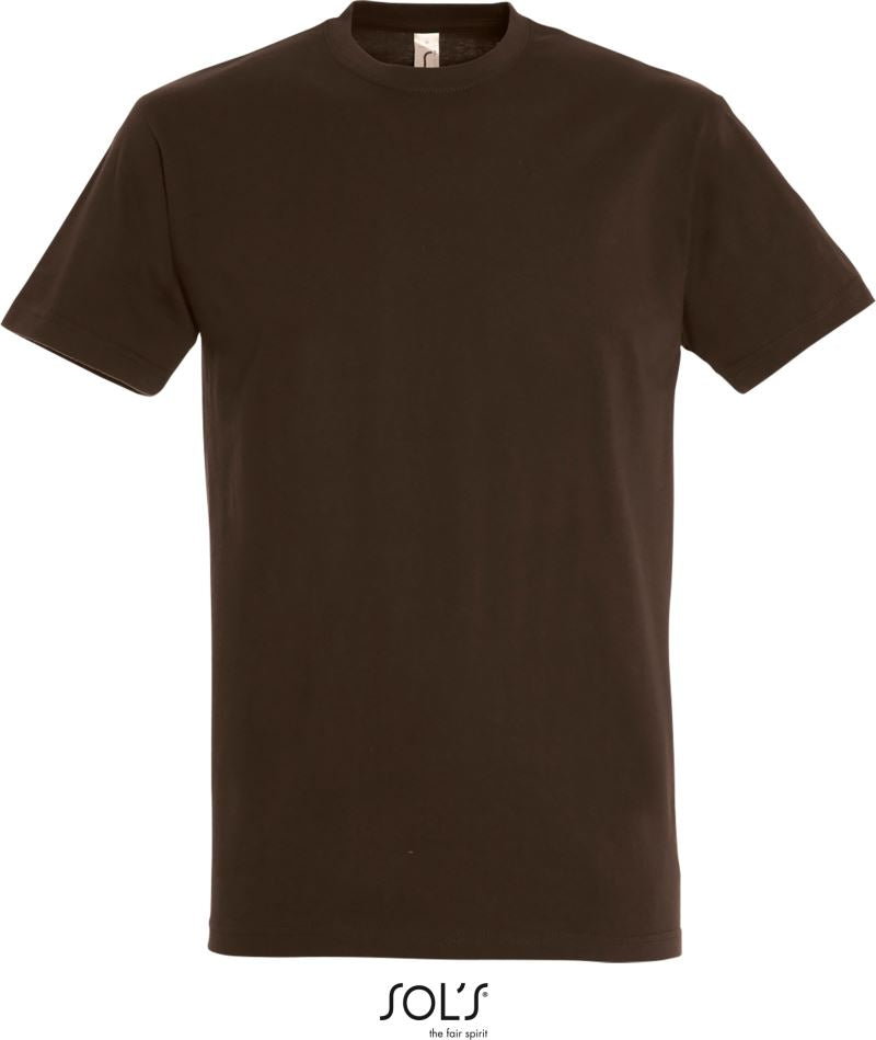 Male short-sleeve SOL'S Imperial T-shirt in a solid color, displayed on a hanger or model showing the front view.