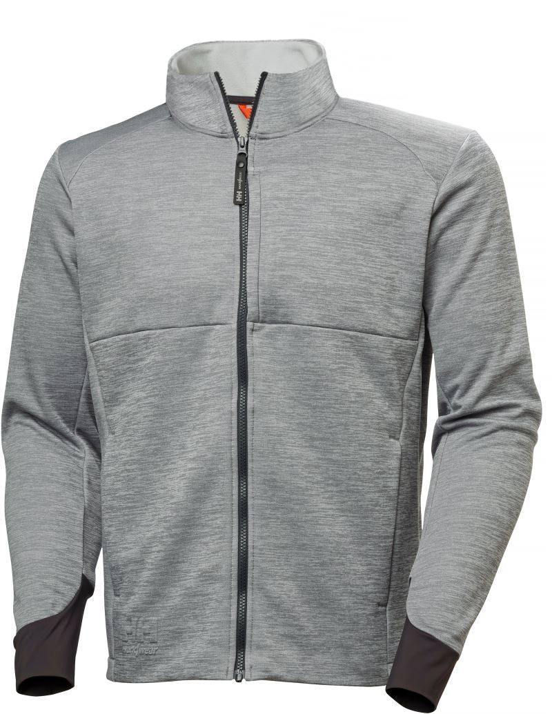 Unisex delovna oblačila flis jakna "Tech Midlayer" Helly Hansen – grey melange
