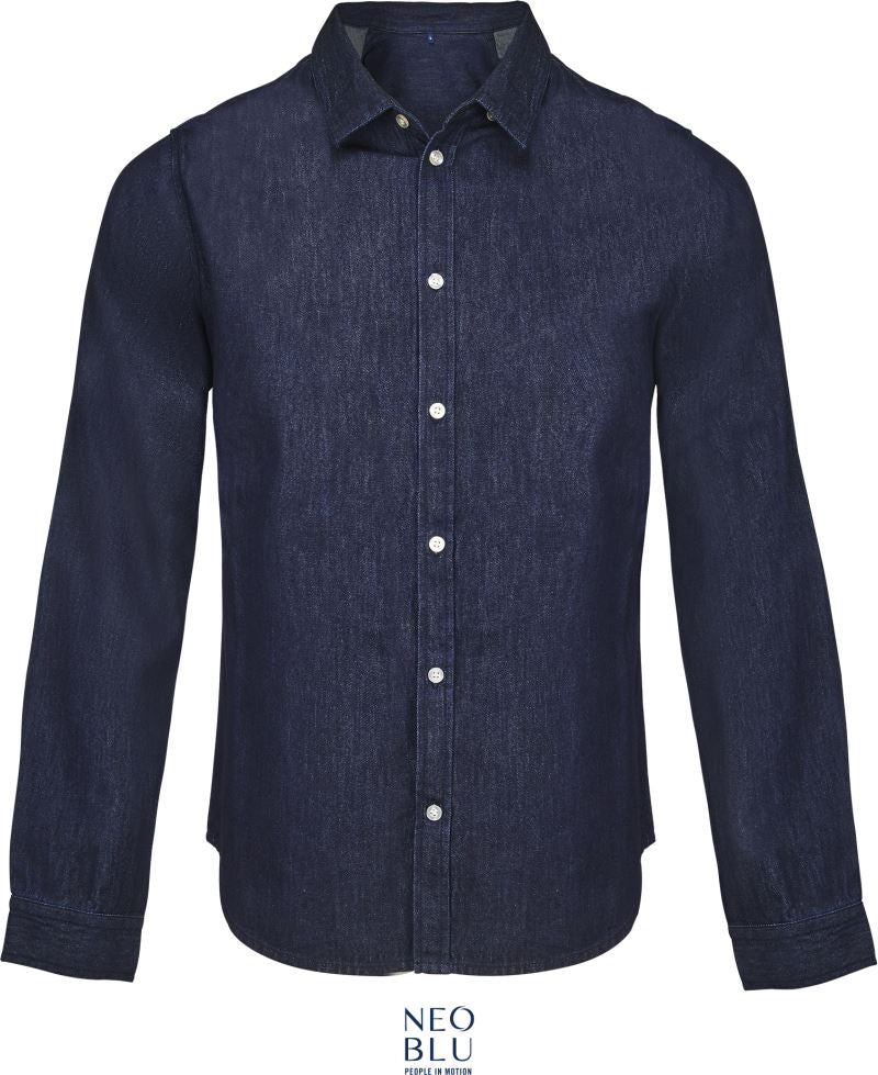 Moški denim Shirt NEOBLU – brut denim