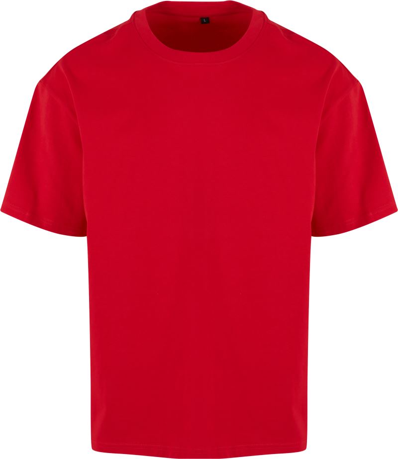 Unisex težji Unisex prevelik kroj majica New Morning Studios – city red