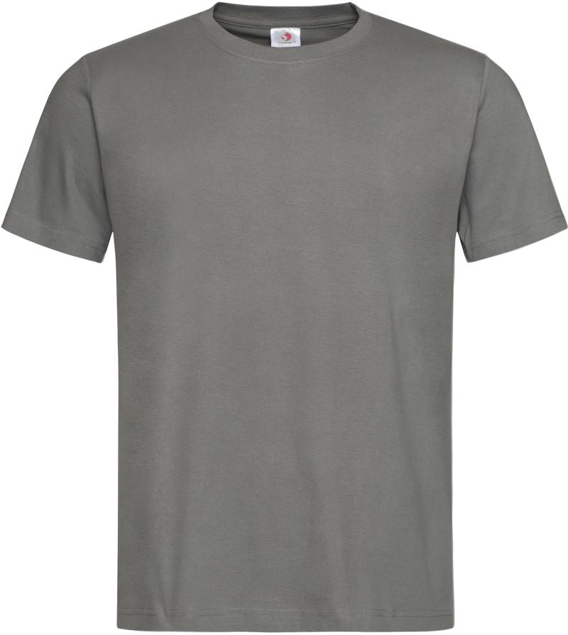 Moška in unisex kratka majica Stedman Classic-T Organic s kratkimi rokavi, v ravnih barvah, na belem ozadju