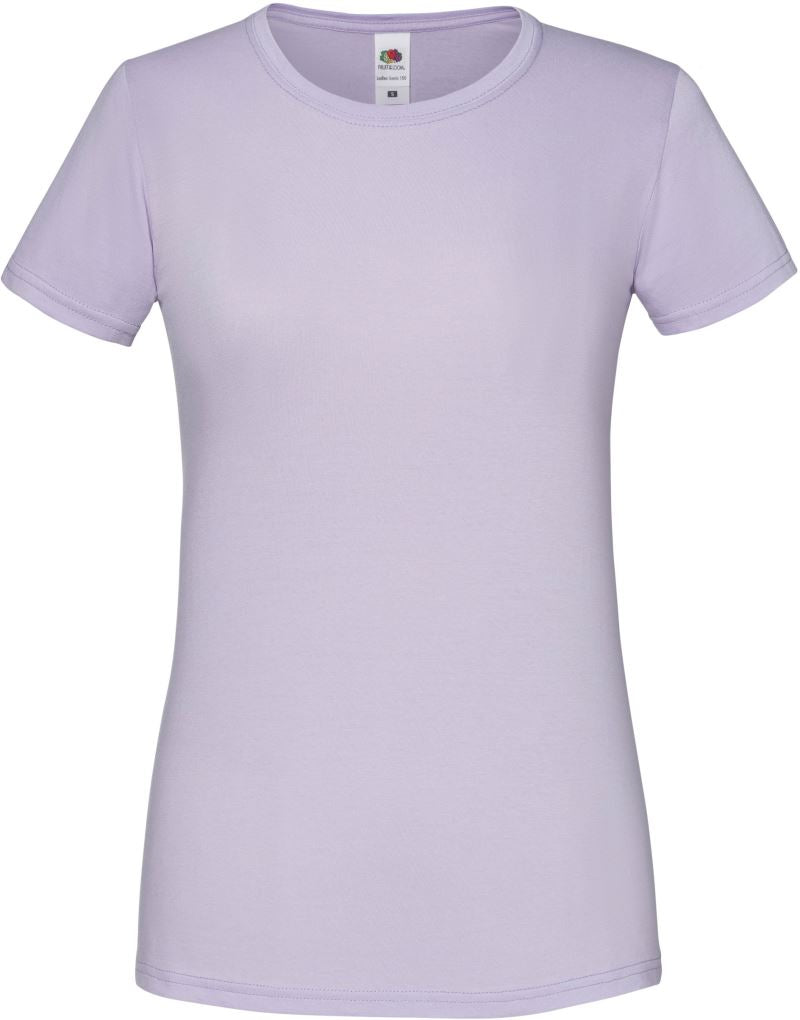 Ženska majica F.O.L. Lady-Fit Iconic 150 T z kratkimi rokavi, bela, s potiskom na sprednji strani, primerna za vsakodnevno nošenje