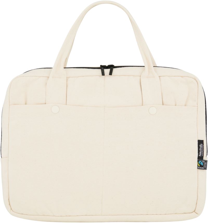 Unisex organic Fairtrade Business Bag Neutral – nature