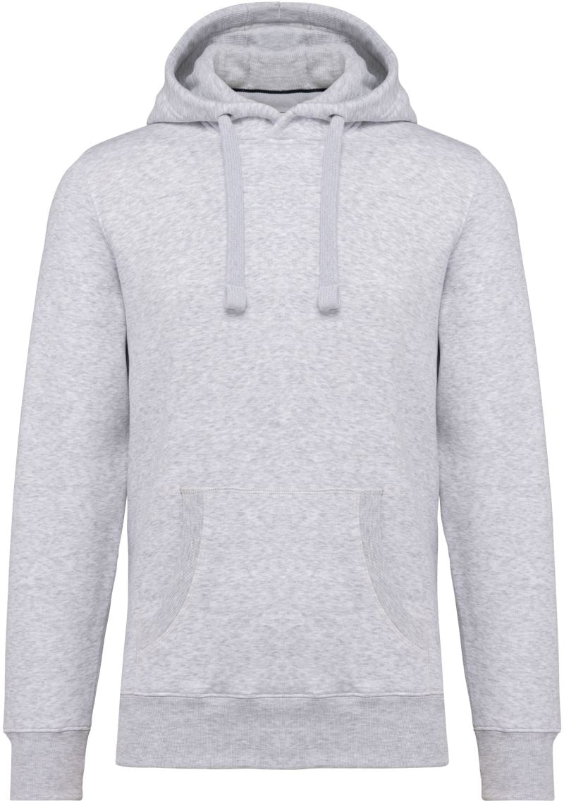 Sivi pulover s kapuco - Kariban K489 - oblekanadom