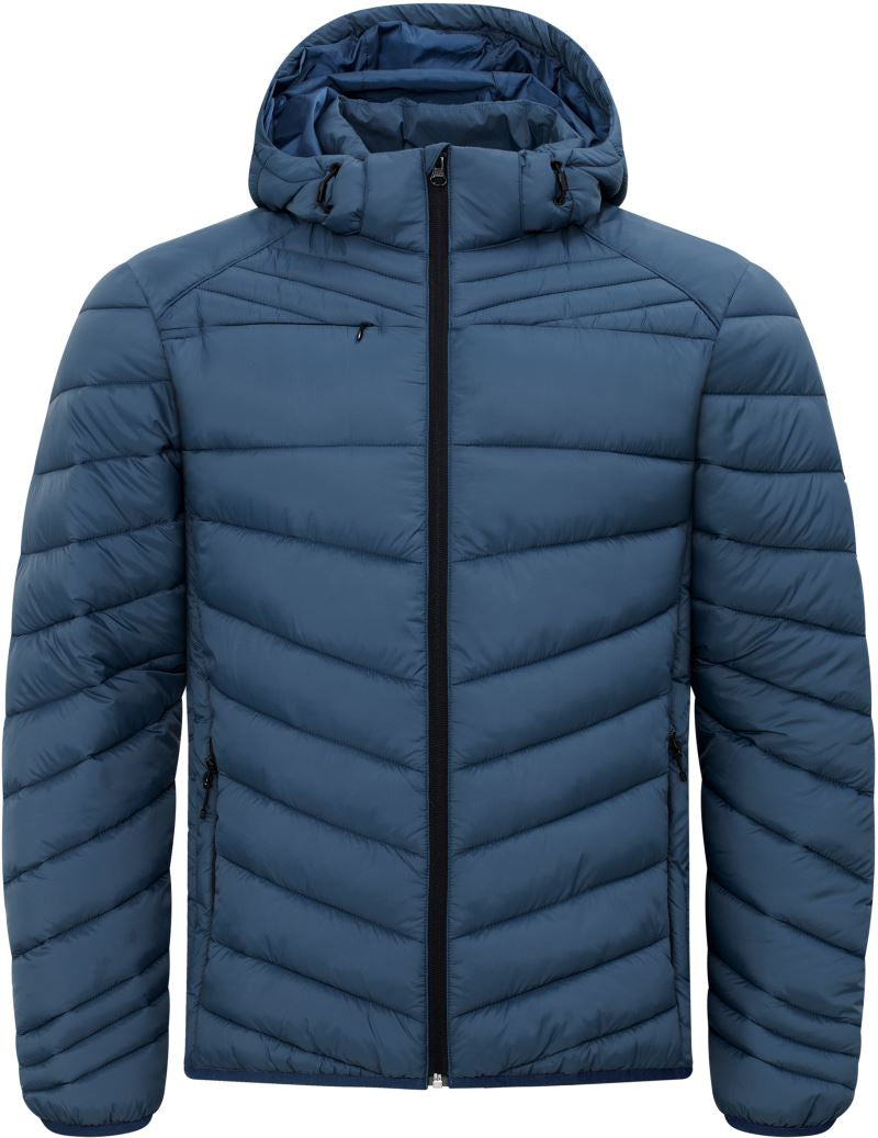 Moška Quilted jakna Clique – fog blue