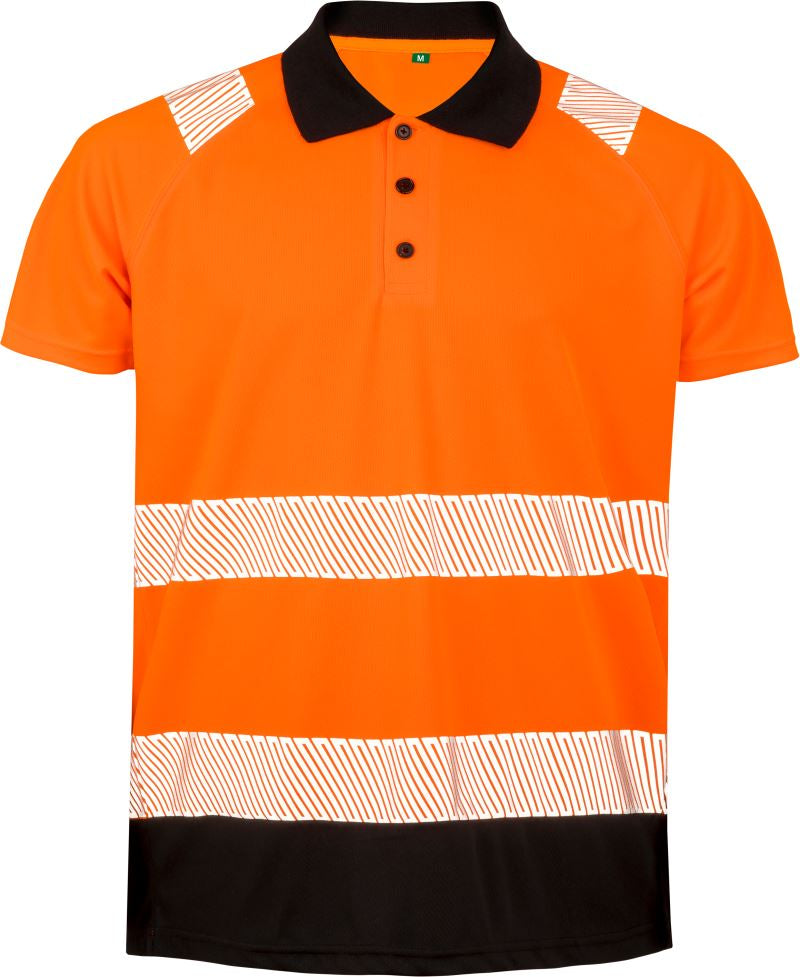 Moška polo majica Result Recycled s kratkimi rokavi, okolju prijazni material, modni in udobni kroj za vsak dan