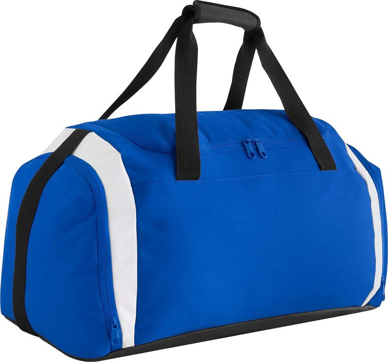 Športna potovalna torba Teamwear BagBase BG 572 v barvi Kraljevsko modra/bela/črna