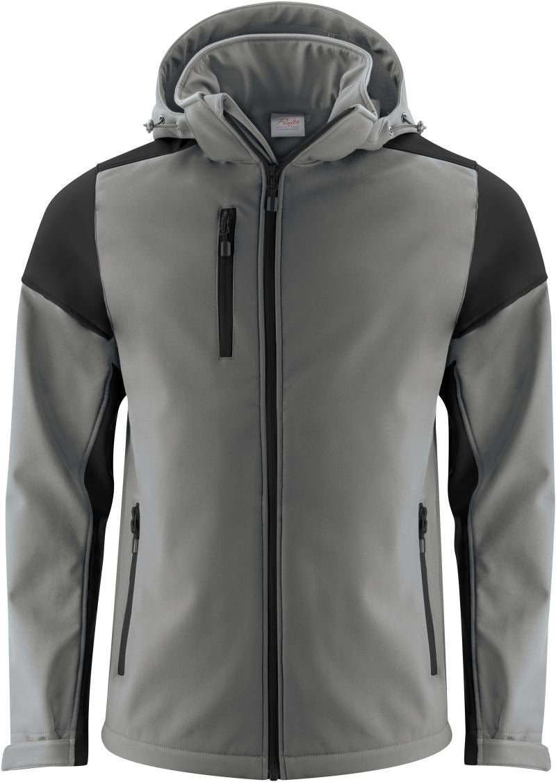 Moška softshell jakna Printer – anthracite/black
