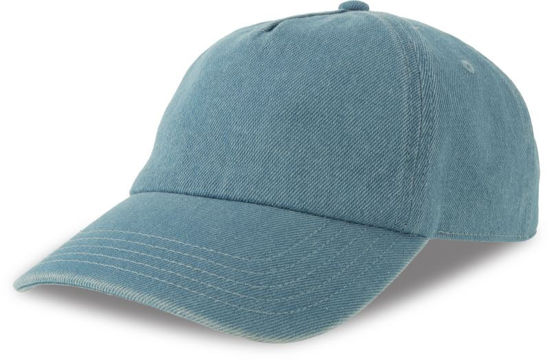 Unisex 5 Panel Denim kapa Atlantis – light denim