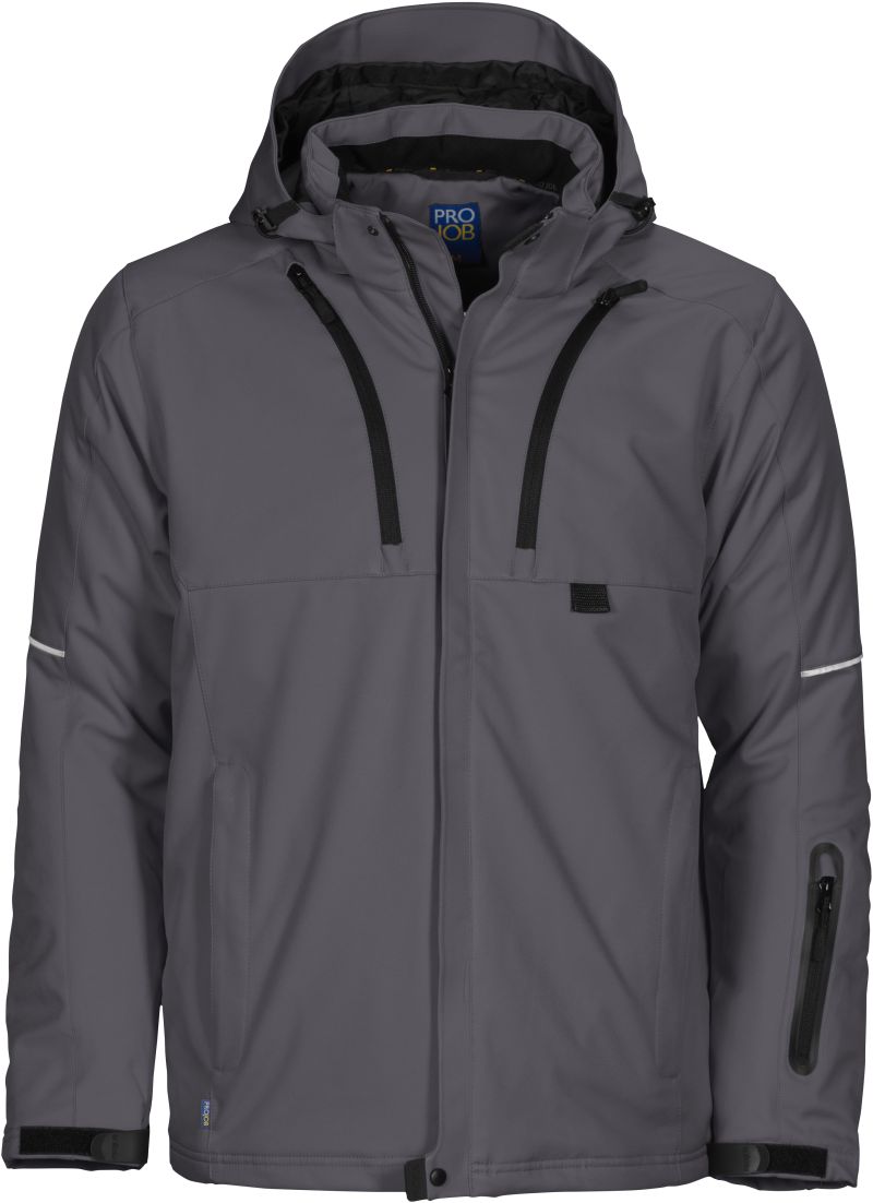 Unisex lined delovna oblačila softshell jakna Projob – grey