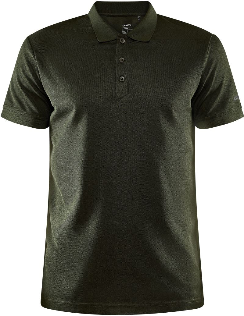 Craft CORE Unify moška polo majica, barva Melirano gozdno zelena
