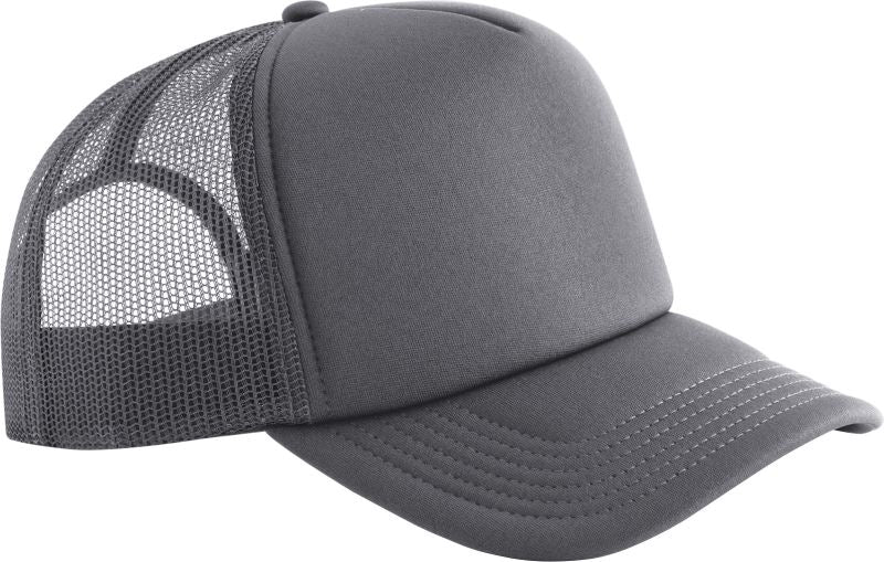 Unisex 6 Panel Foam Trucker kapa Beechfield – graphite grey