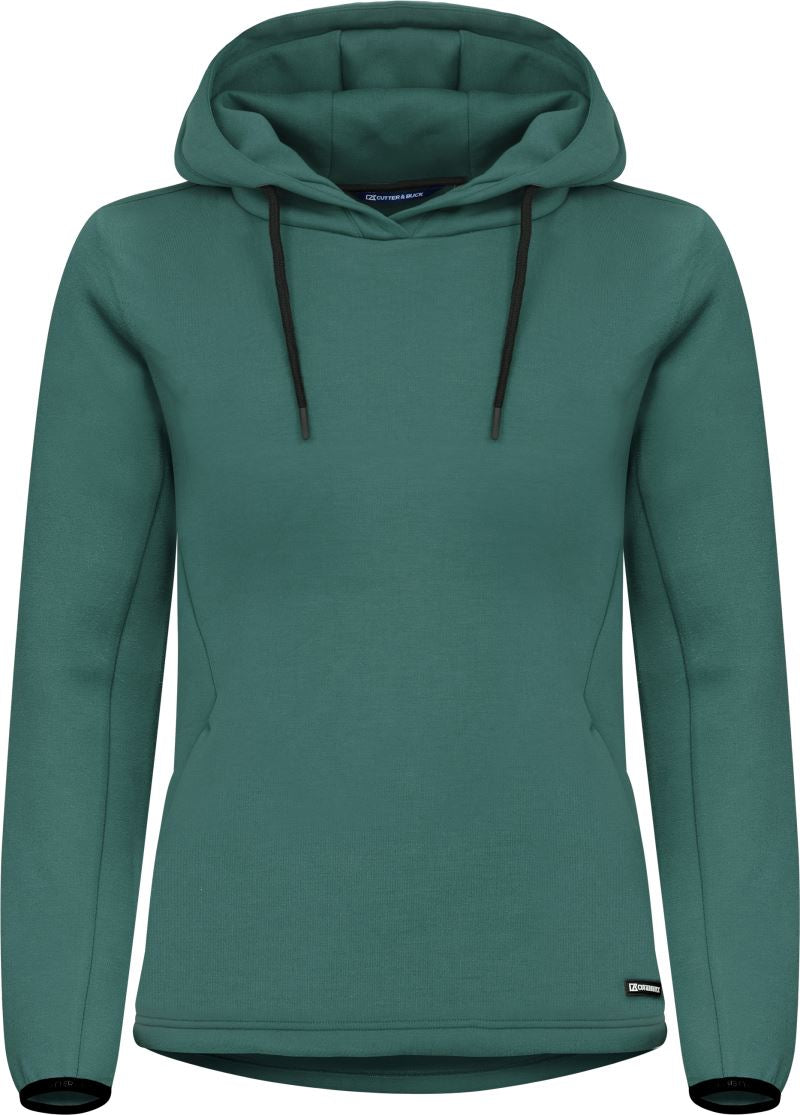 Ženska s kapuco pulover Cutter & Buck – pine green