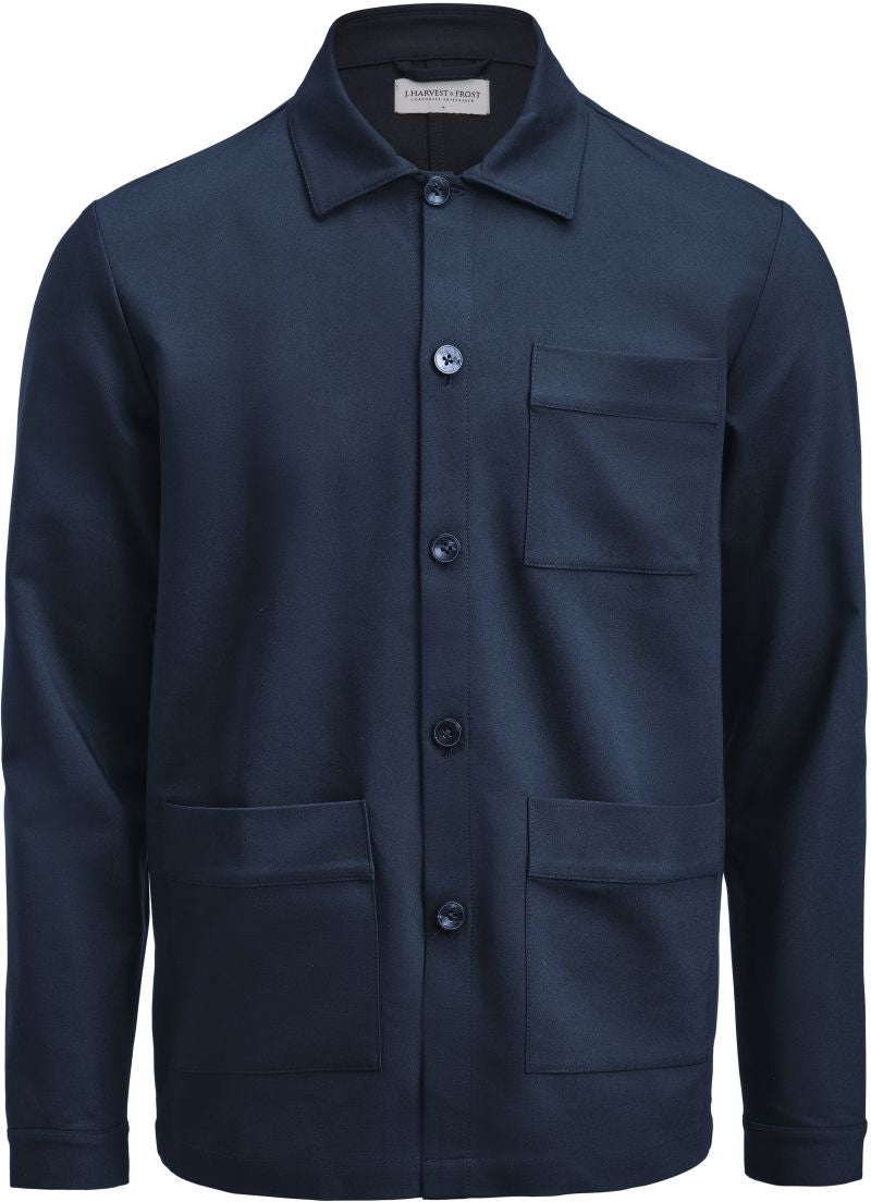 Unisex shirt jakna J.Harvest & Frost – Mornarsko modra