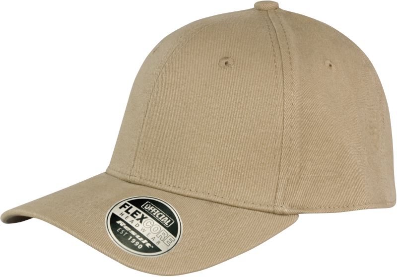 Šestpanelna raztegljiva kapa Result Headwear RC085X, prikazana na sliki, z elastičnim materialom in različnih barvah.