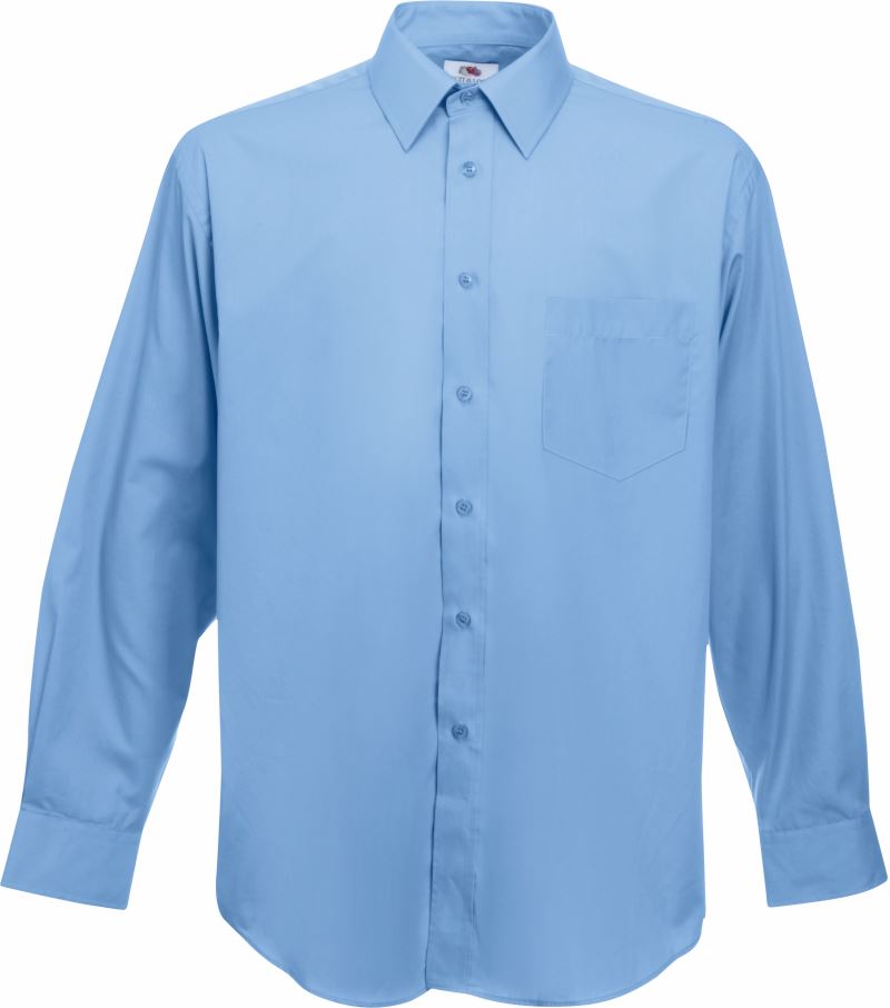 Moška Srajca s Dolgimi Rokavi F.O.L. Poplin Shirt LSL - oblekanadom