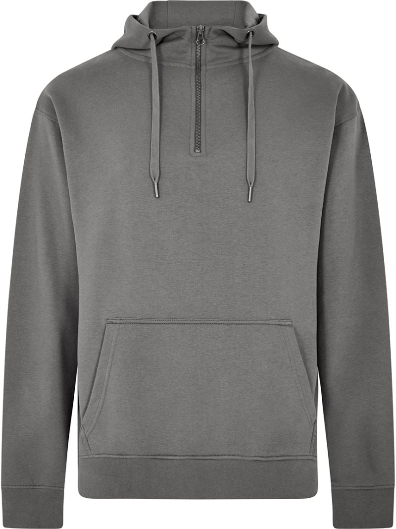 Pulover s kapuco in 1/4 zadrgo - Kustom Kit | Model KK 336 - oblekanadom