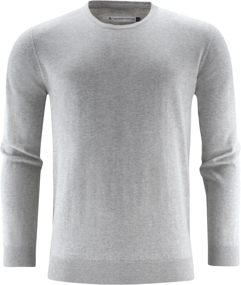 Moška Pullover James Harvest – grey melange