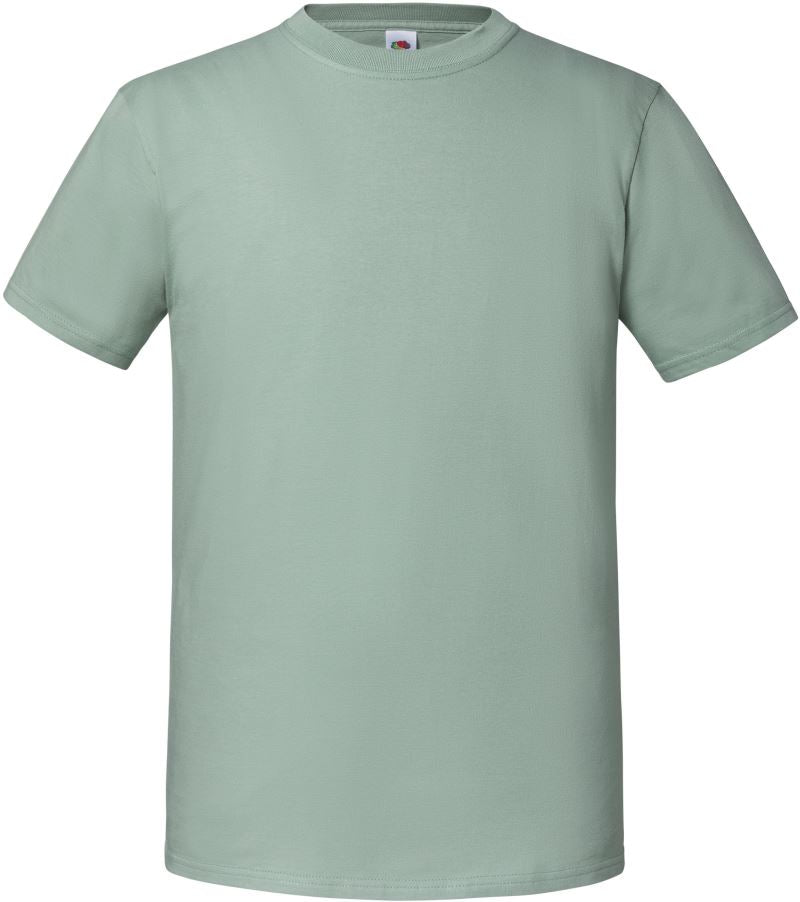Moška majica F.O.L. Iconic 195 Ringspun T s kratkimi rokavi, modra barva, primerna za vsakodnevno nošenje.