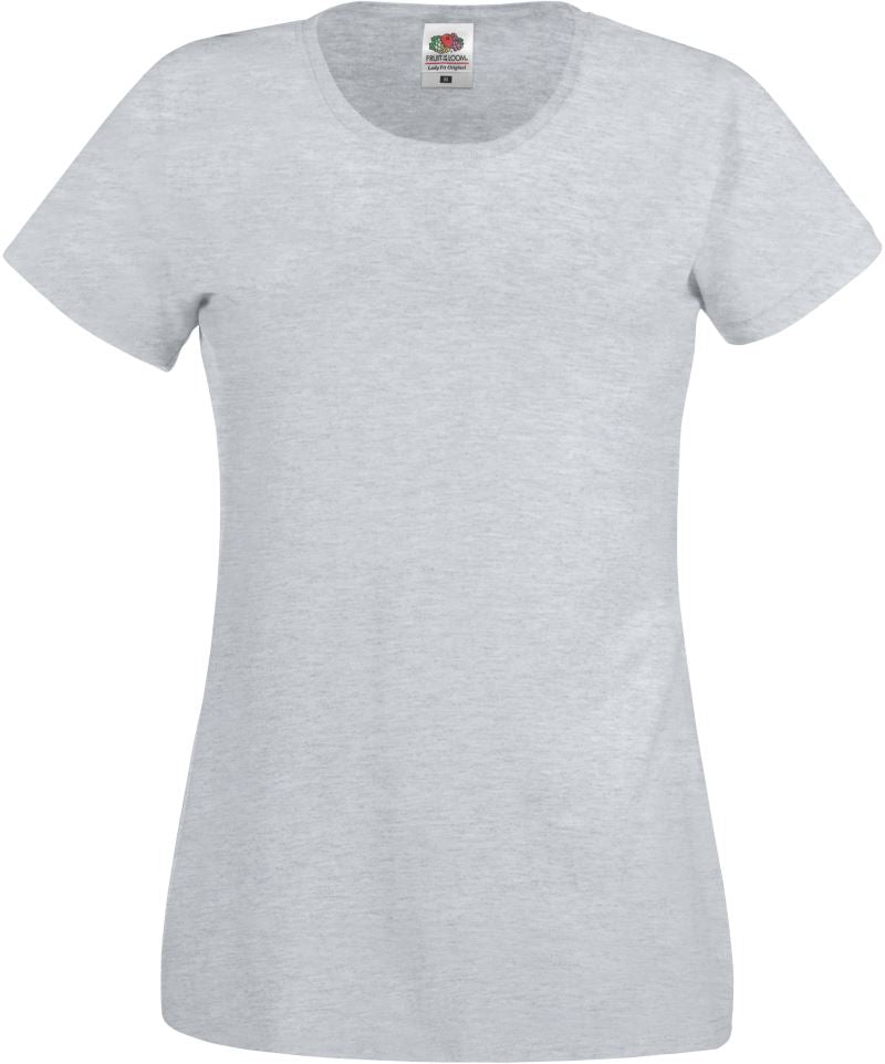 Ženska kratka majica F.O.L. Lady's Original T, bela, s kratkimi rokavi in preprostim dizajnom, lepa za vsakdanje nošenje.