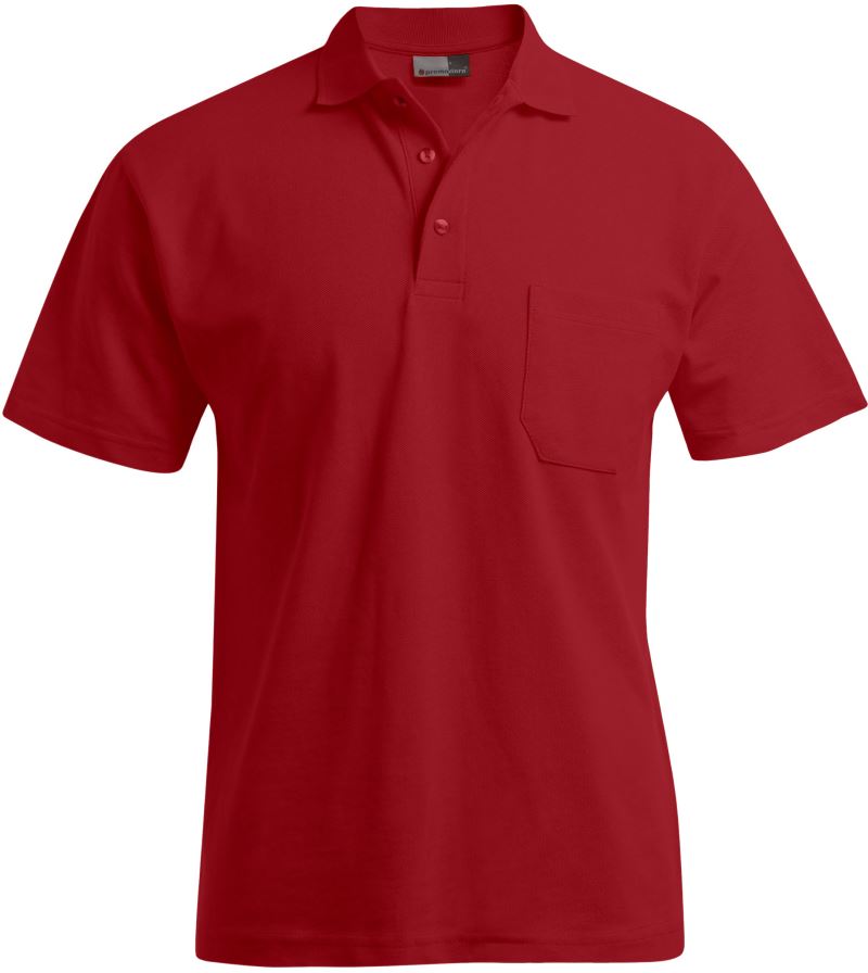 Promodoro men's solid piqué polo shirt with chest pocket, classic fit, in a versatile color, casual and stylish.