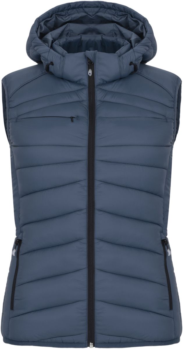 Ženska Quilted brezrokavnik Clique – fog blue