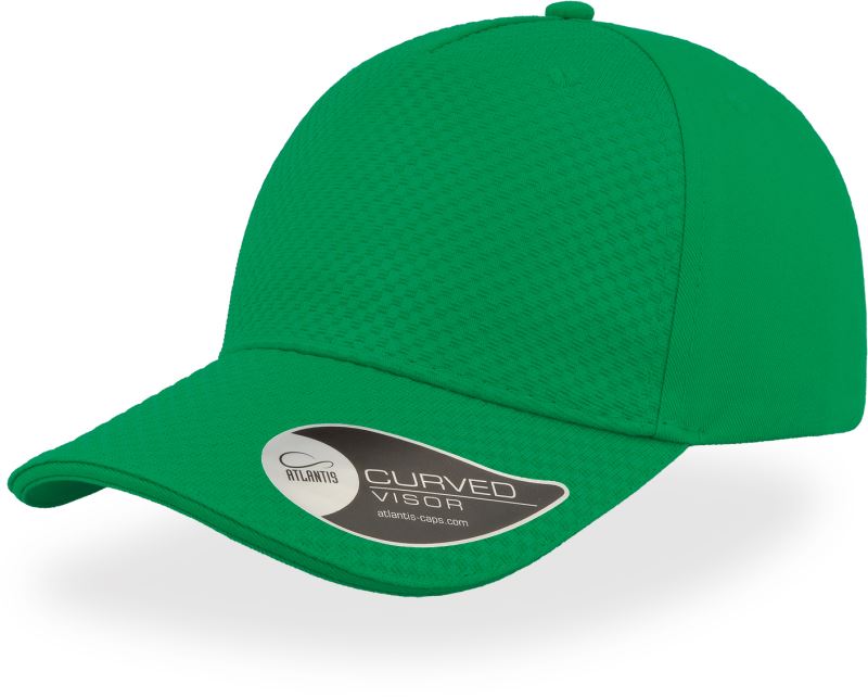 Športna kapa Atlantis Gear Petpanelna baseball, modra s ščitnikom za obrazu in nastavkom za prilagoditev.