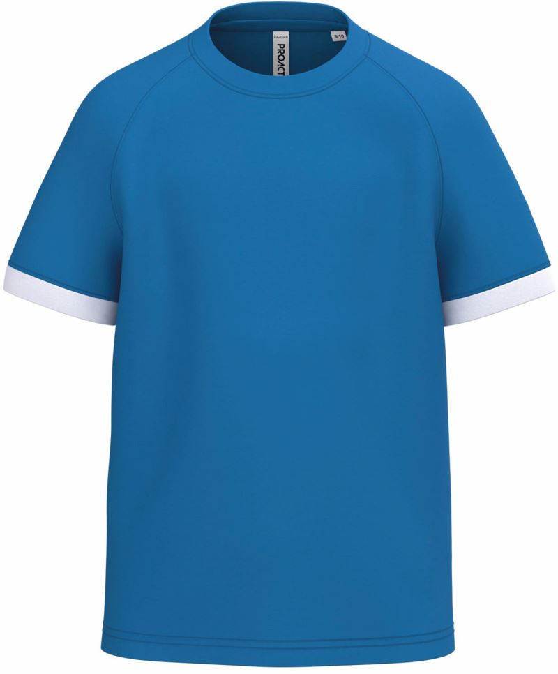 Otroška Contrast Sports Shirt Kariban – sporty royal blue/white