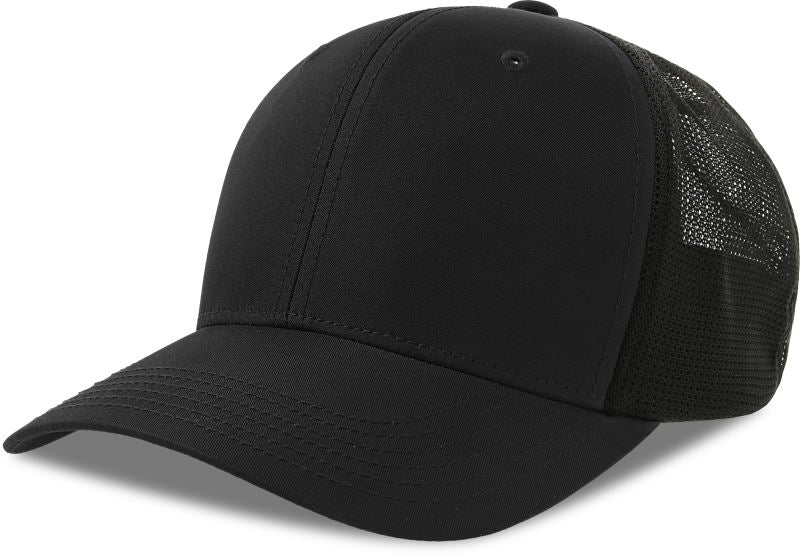 Unisex 6 Panel Trucker kapa Atlantis – black/black