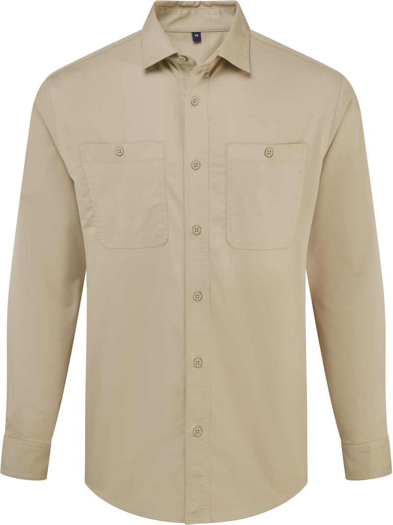 Unisex shirt z dolgimi rokavi "Utility 2.0" Premier – stay khaki