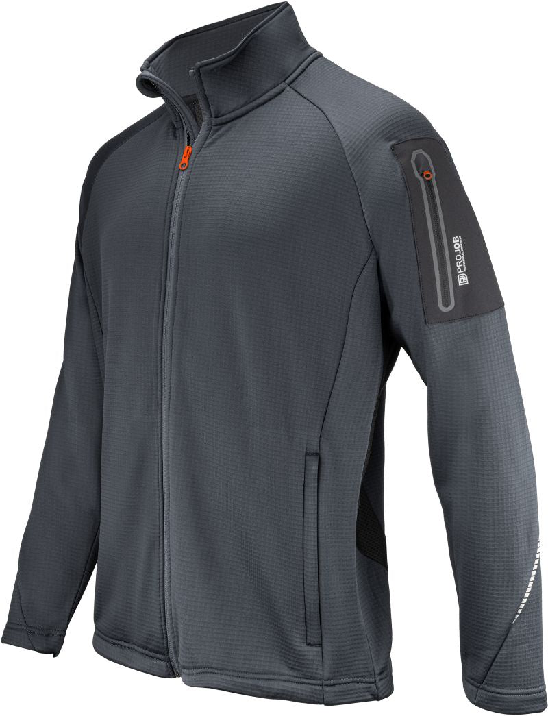 Unisex delovna oblačila Microfleece jakna Projob – grey