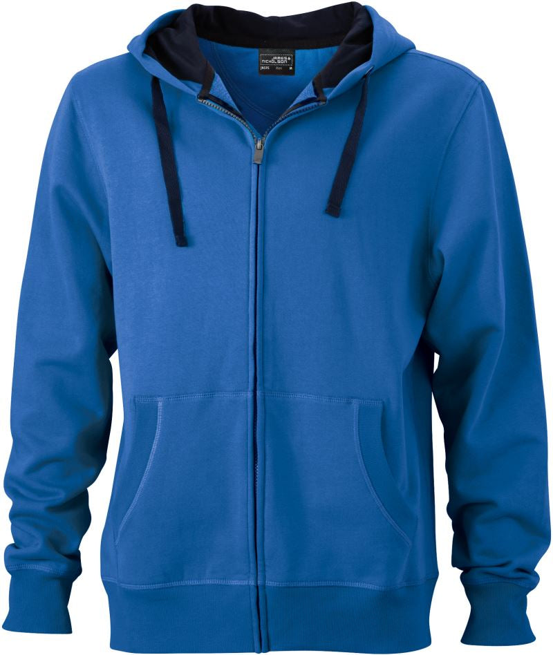 Moški Pulover s Kapuco James & Nicholson JN 595 - oblekanadom