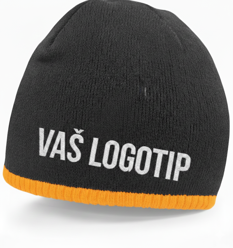 Kapa z vašim logotipom – VEZENJE (Beechfield B‑44C)