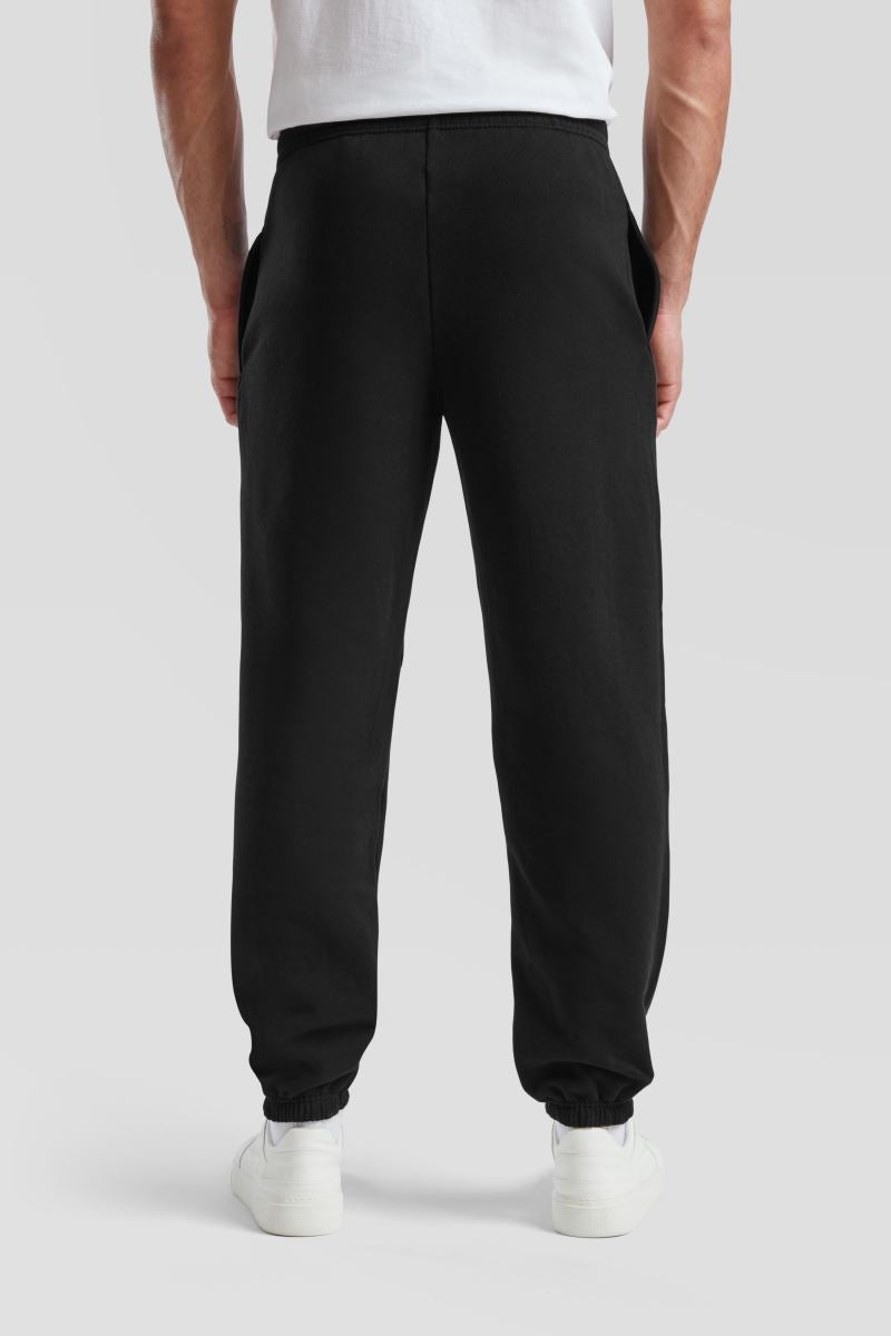 Fruit Of The Loom Črni Kapucar z Zadrgo in Trenirka – 2-Delni Komplet - oblekanadom