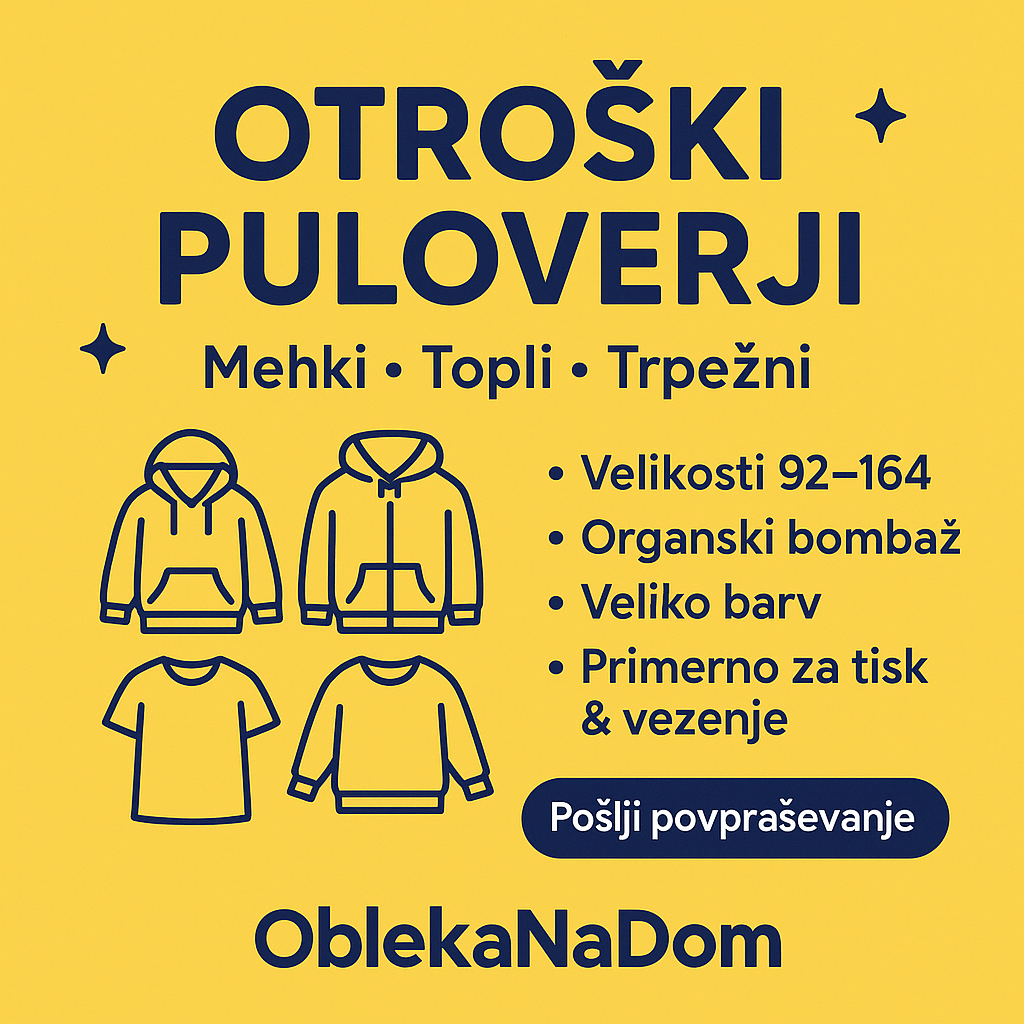 otroški puloverji