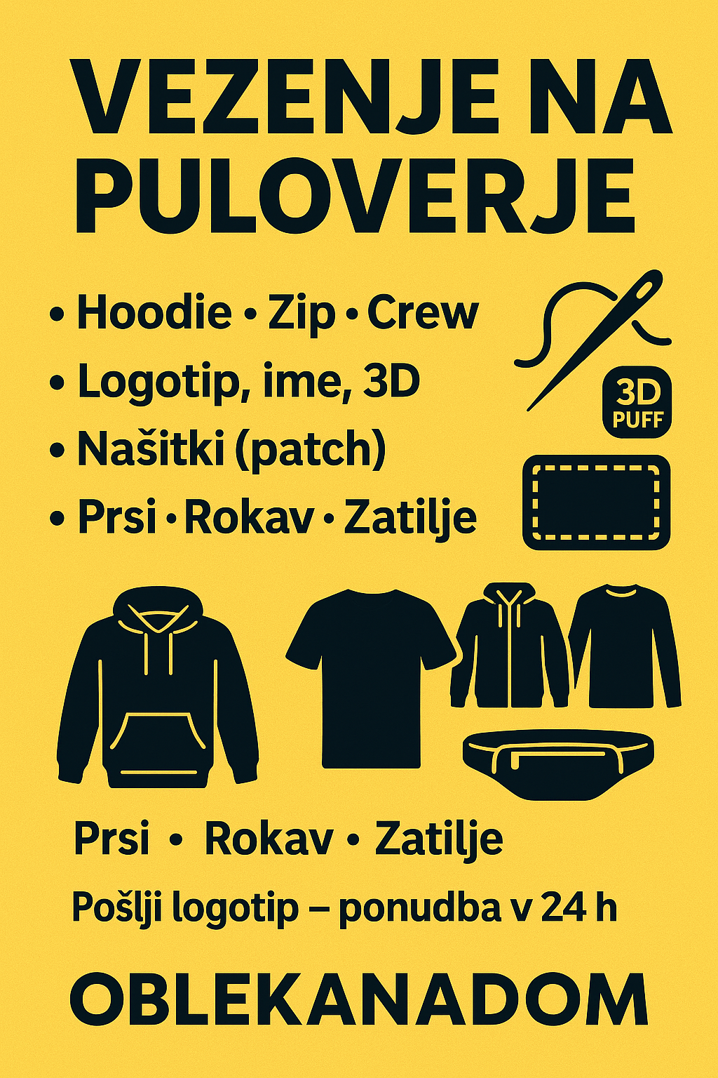 Vezenje na puloverje
