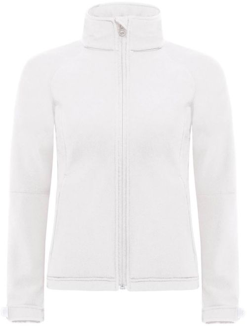 Ženska troslojna softshell jakna s kapuco B&C