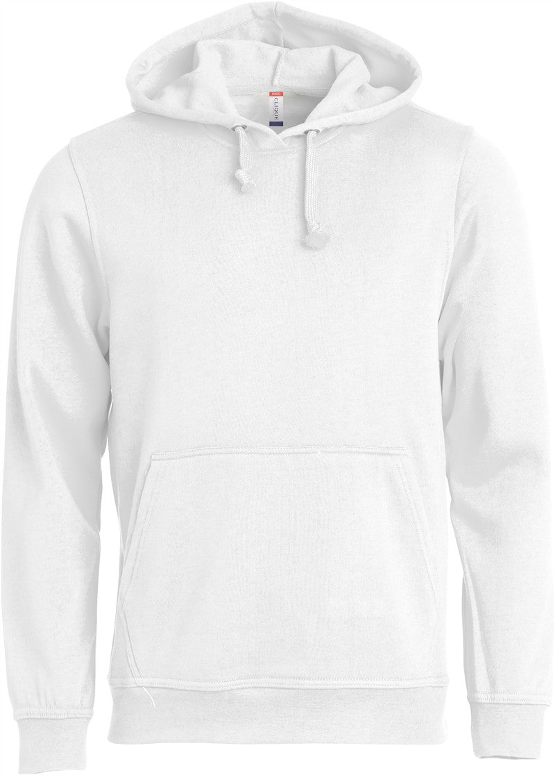 Unisex pulover s kapuco Clique Basic Hoody - Bela