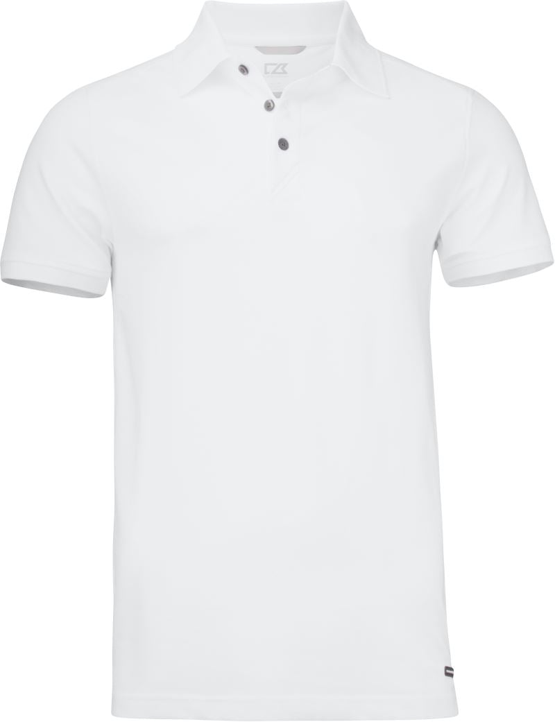 Moška Piqué polo Cutter & Buck – Bela