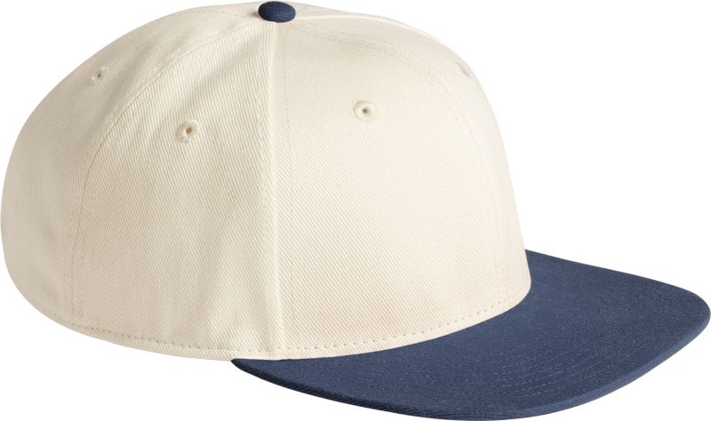 Unisex 6 Panel Contrast kapa Beechfield – natural/navy
