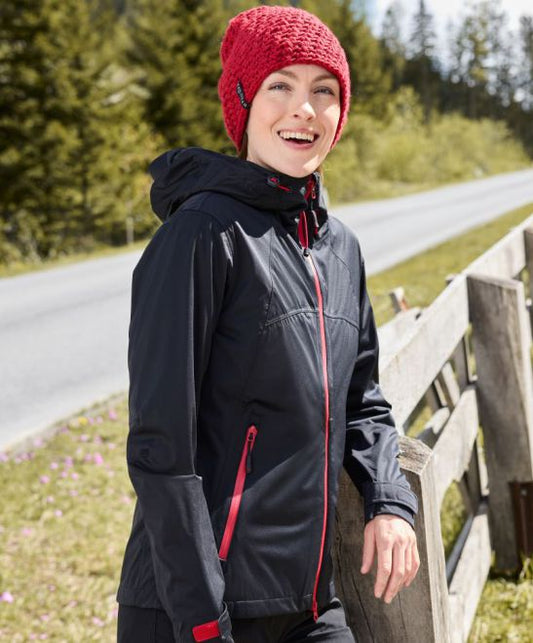 Ženska lahka troslojna softshell jakna James & Nicholson JN 1097