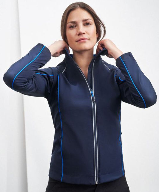 Ženska softshell jakna s snemljivimi rokavi James & Nicholson JN 1121