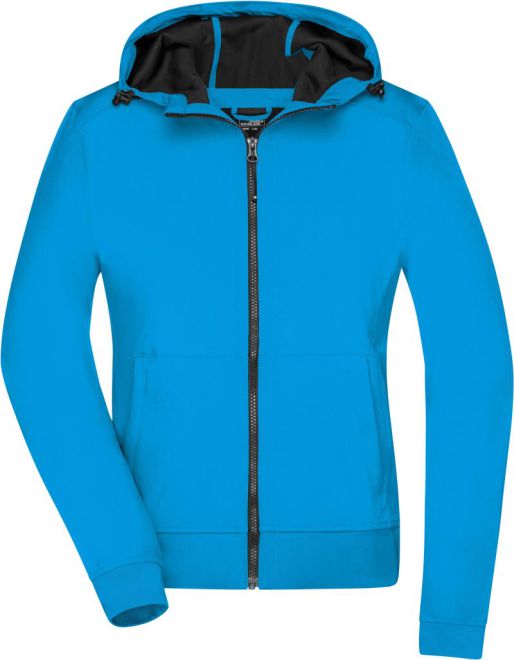 Ženska dvoslojna softshell jakna s kapuco James & Nicholson JN 1145