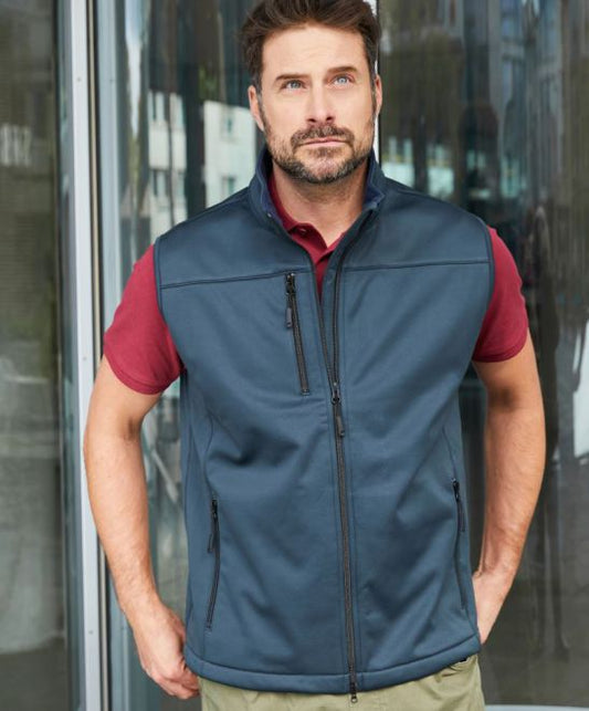 Moški reciklirani softshell telovnik James & Nicholson JN 1170