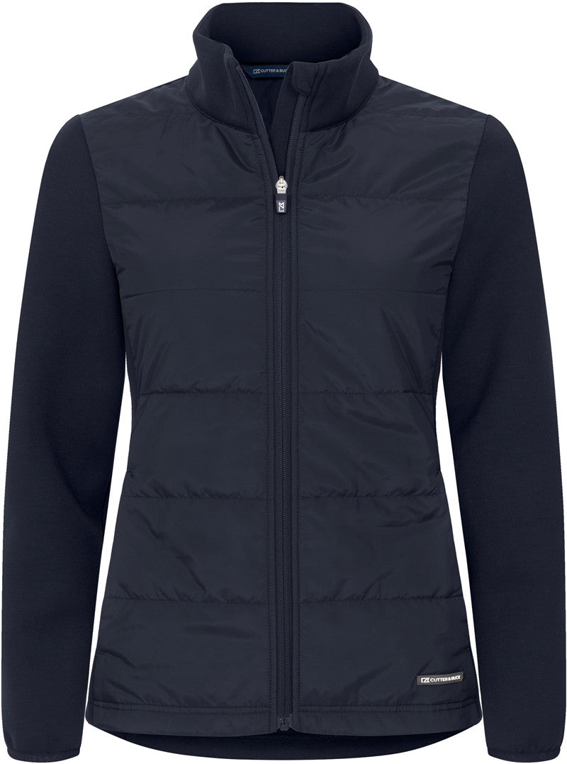 Ženska raztegljiva hibridna jakna Cutter & Buck Pemberton Hybrid Jacket W - Temno mornarsko modra