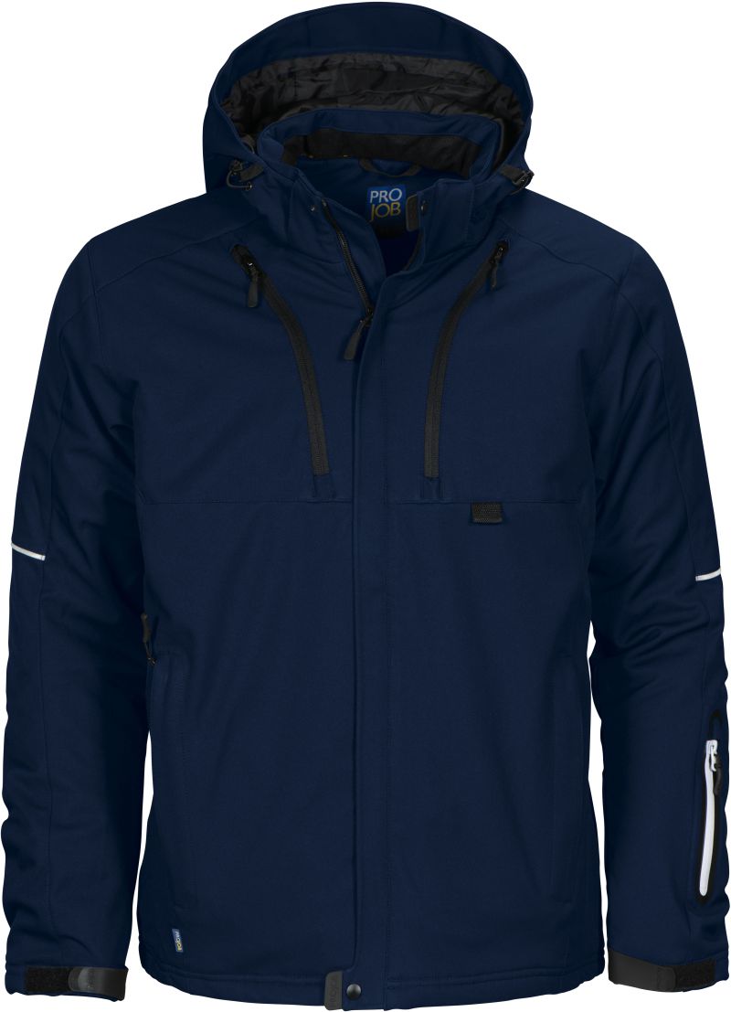 Unisex lined delovna oblačila softshell jakna Projob – Mornarsko modra