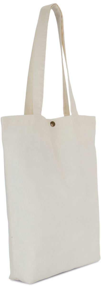 Unisex cotton Bag KiMood – washed ivory